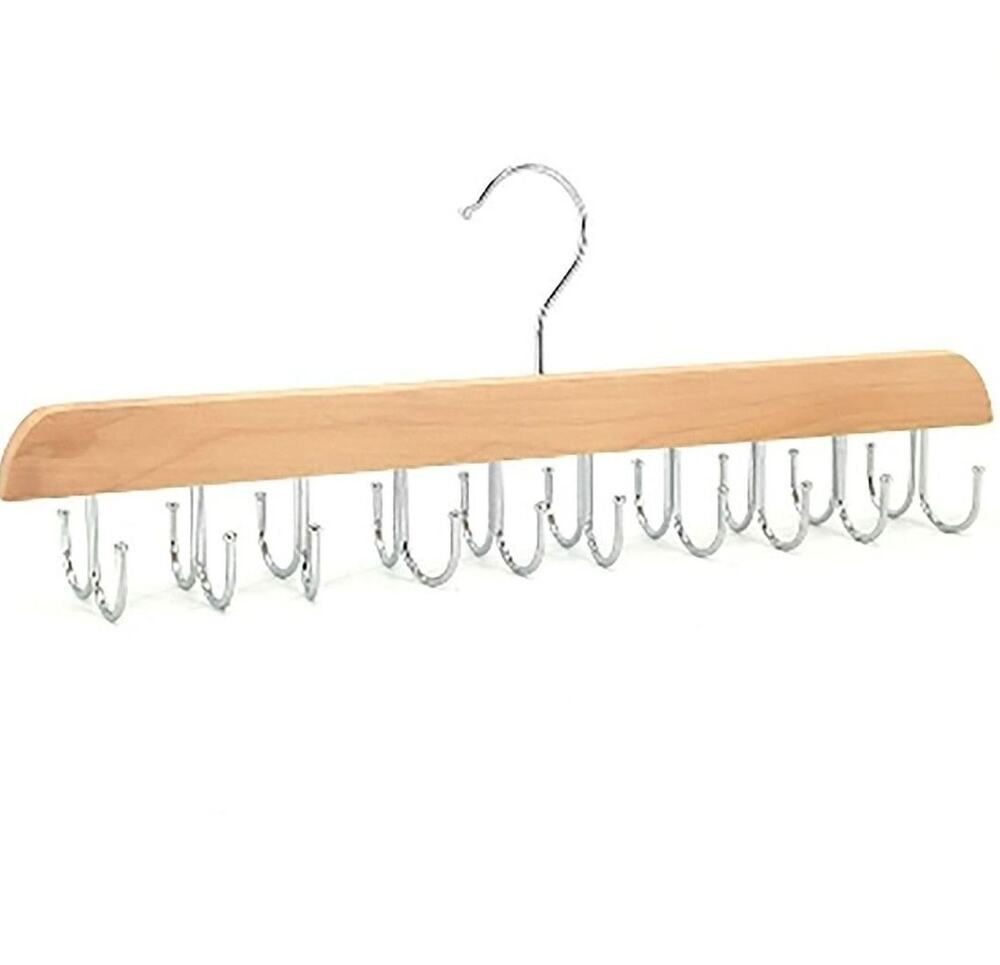 Wooden Multi Hook Hanger | Color: Natural Wood